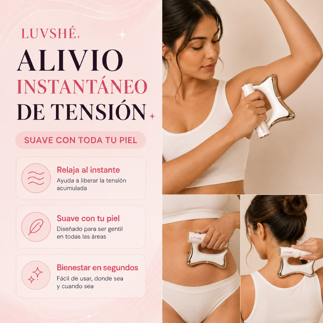 LUVSHÉ - Masajeador anticelulítico microvibración