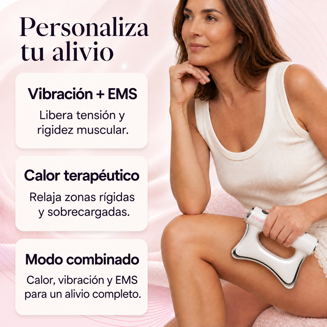LUVSHÉ - Masajeador anticelulítico microvibración