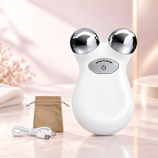 LUVSHÉ Masajeador Facial 5 en 1 con EMS y Microcorriente